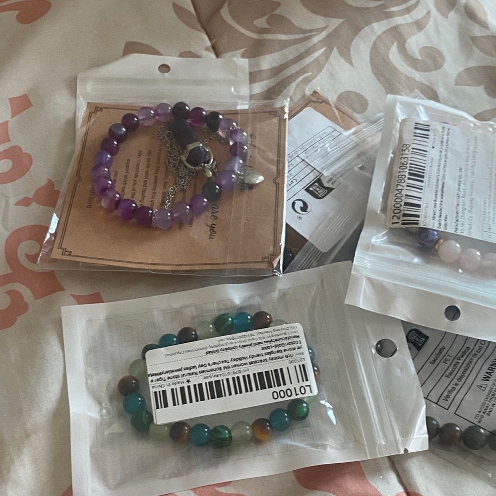 Colorful Beaded Bracelets protection and spiritual.